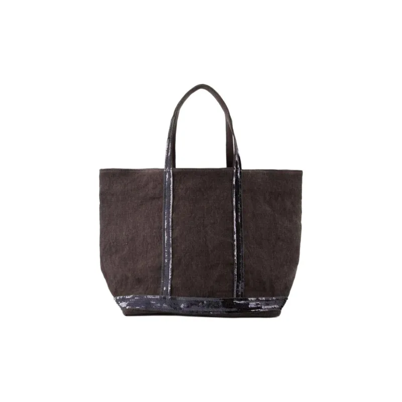 Vanessa Bruno Polyester With Acrylic Tote Bag, Shopping Bag, Shoulder Bag, Handbag Tubas Women's Brown-0