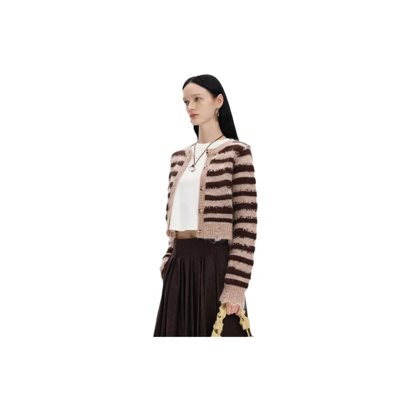 Self Who Sweater Women's Coffee-3
