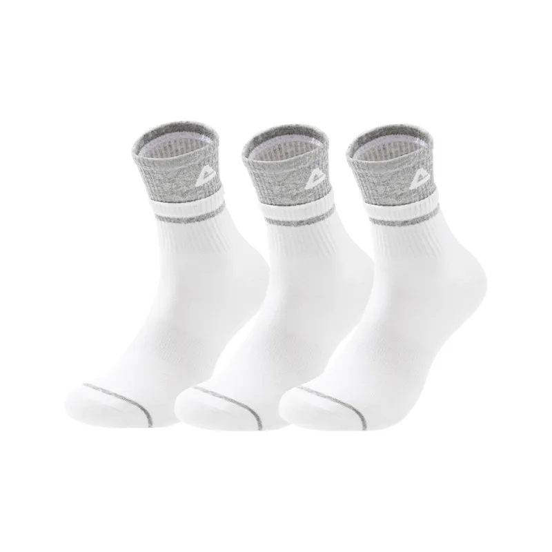 PEAK Knee High Socks Unisex 3 Pack-2