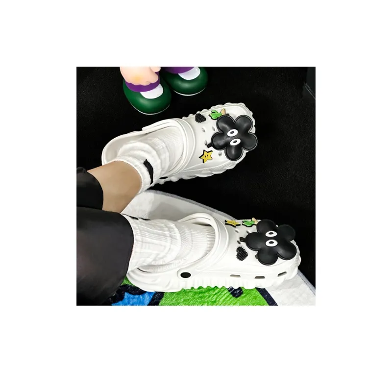 OUBT Fingerprint Base Clogs Unisex Snow White-8
