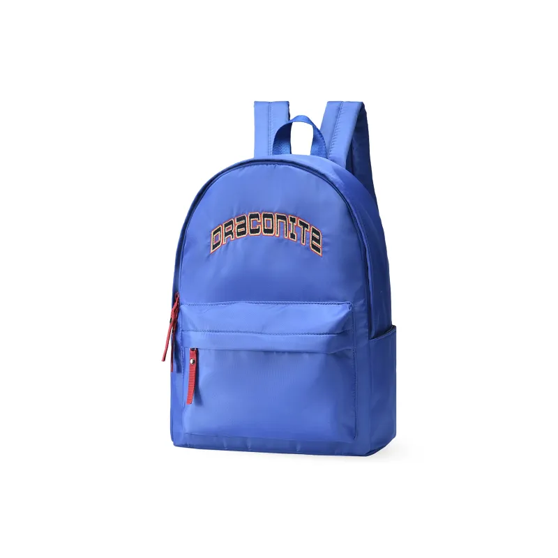DRACONITE Polyester Backpack Regular Unisex Red White Color Blocking-1