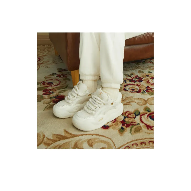 Champion CloudNine V1 Cloud Cotton Shoes Low Top Skateboard Shoes Women's Ecru-6