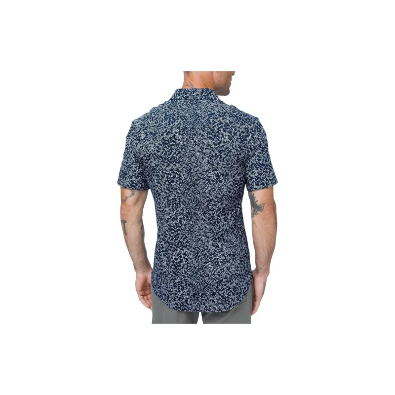 Lululemon Down To The Wire Shirt Men's Navy Blue Ice Gray-1
