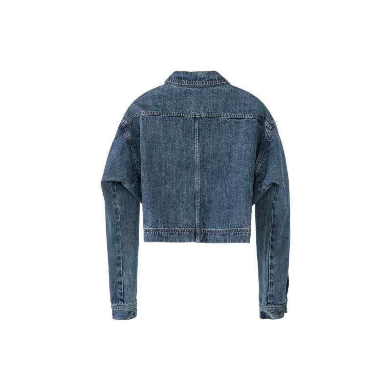 Fstudio Denim Jacket Women's Blue-1