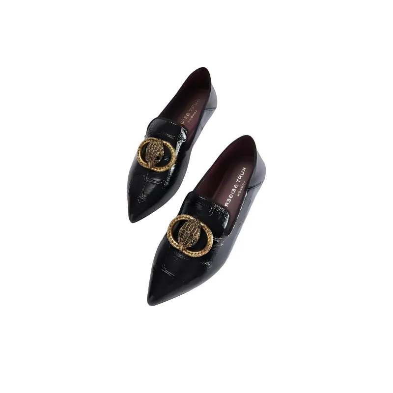 Kurt Geiger London Chelsea Point Loafers Women's Black-2
