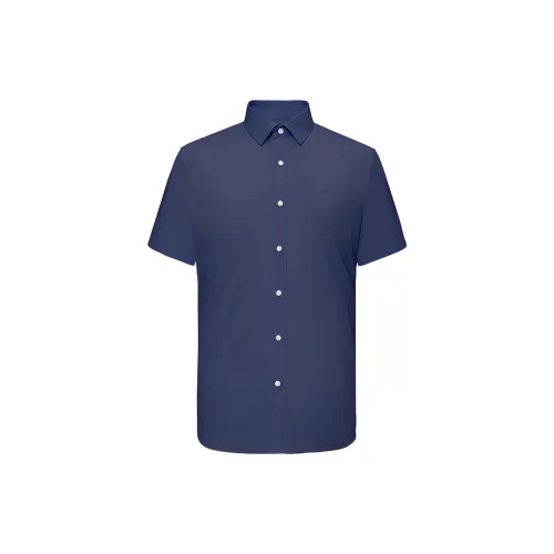 DANIEL HECHTER Shirts Men Dark Sapphire Blue