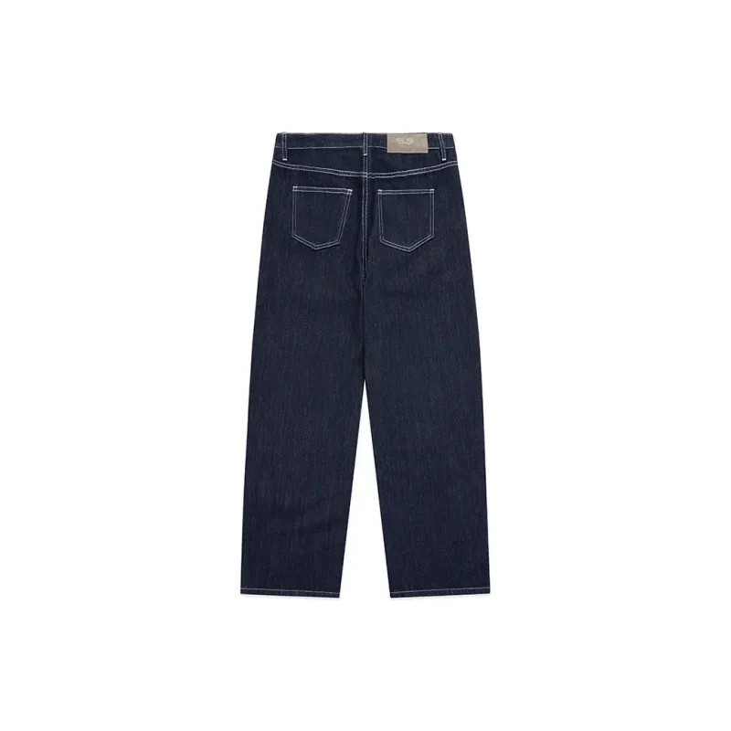 Crying Center Jeans Unisex Dark Blue-1