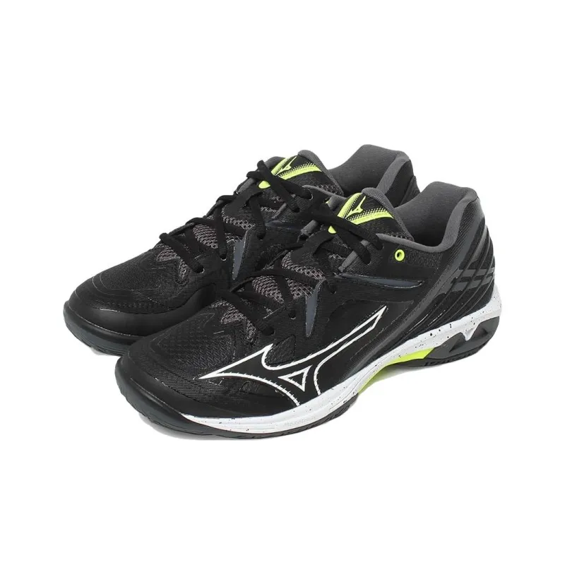 Mizuno Wave Claw 3 Super Wide 'Black White Lime'-2
