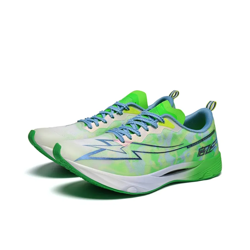 QIFEI Running Shoes Unisex Low Top Green/Aqua-2