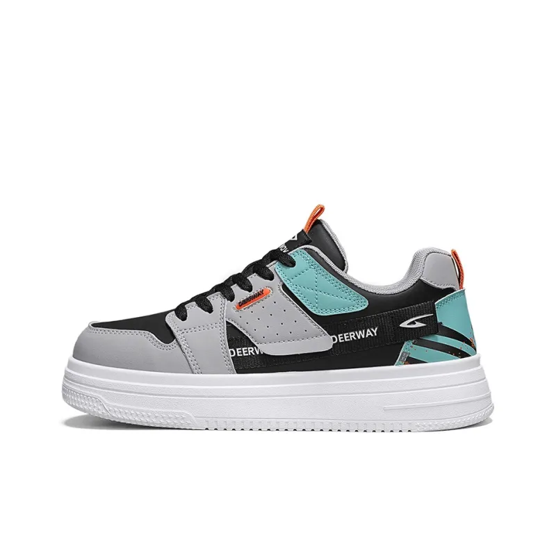 DEERWAY Anti-Slip And Wear-Resistant Lightweight Low-Top Skateboard Shoes Men's-12