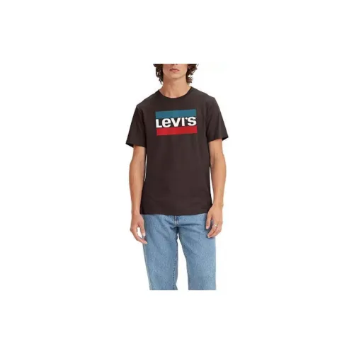 Levis T-Shirts Men Brown