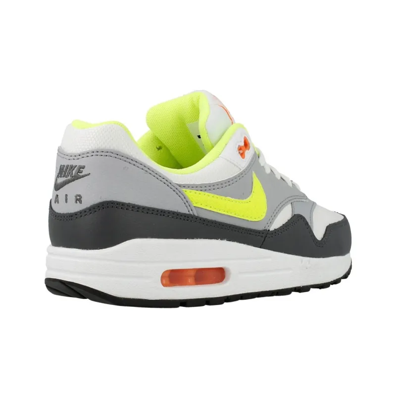 Nike Buy Air Max 1 GS 'White Dark Grey Volt'-2