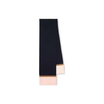 Chloe Cotton Knit Scarves Women's Black