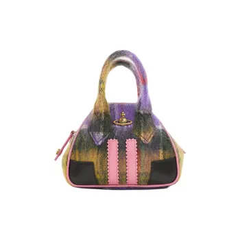 Vivienne Westwood Shoulder Bag Crossbody Bag Handbag Wool Mini Women's Multicolor