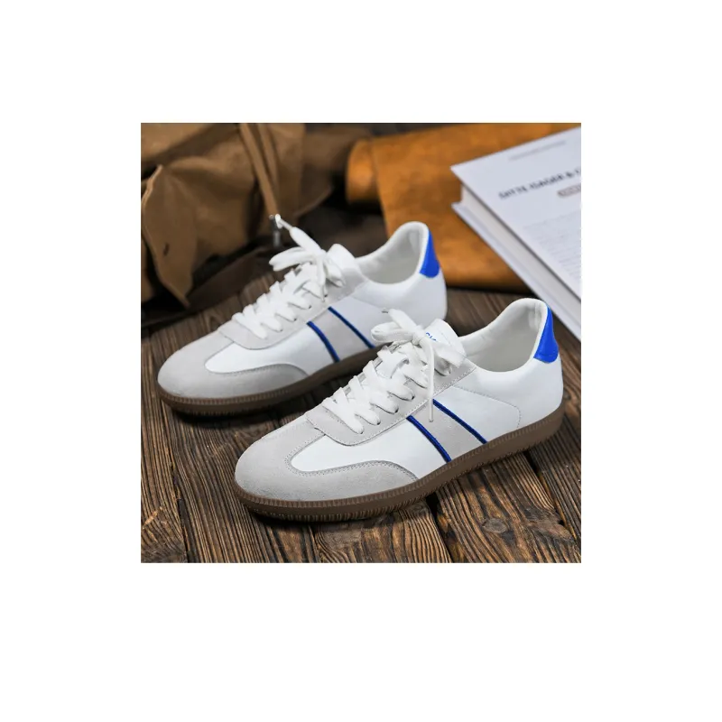 LUCKY BRAND Skateboard Shoes Unisex Low Top Gray Blue/Sand-7