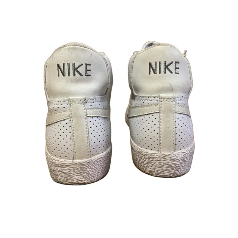 Nike Blazer High Anti-Slip Wear-Resistant High-Top Skateboard Shoes Men's White-4