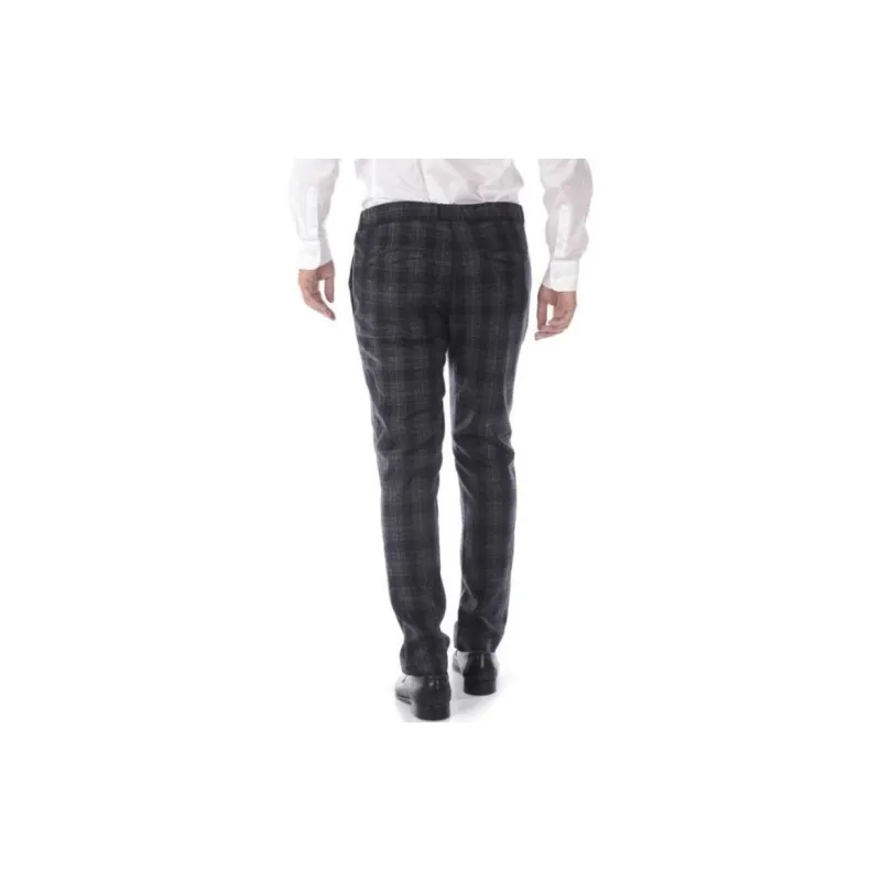 DANIELE ALESSANDRINI Casual Pants Men's Blue-1