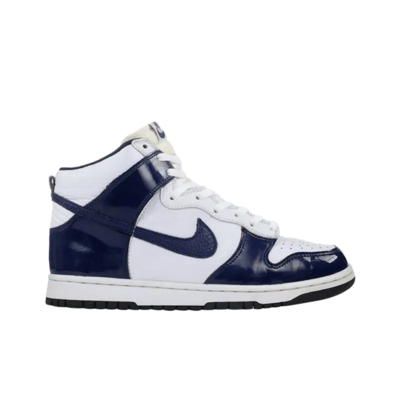 Nike Dunk High White Midnight Navy-1