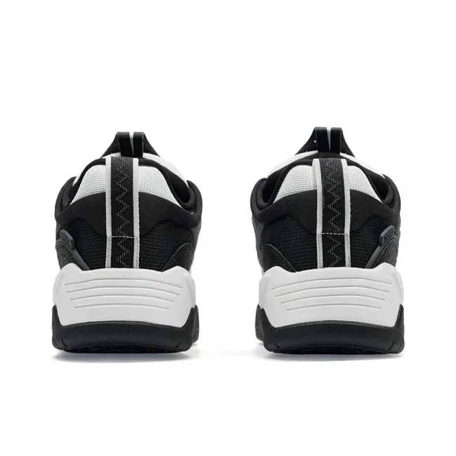 XTEP Star X Stars Wear Resistant Low Top Skateboard Shoes Men's Black/Sail White-3
