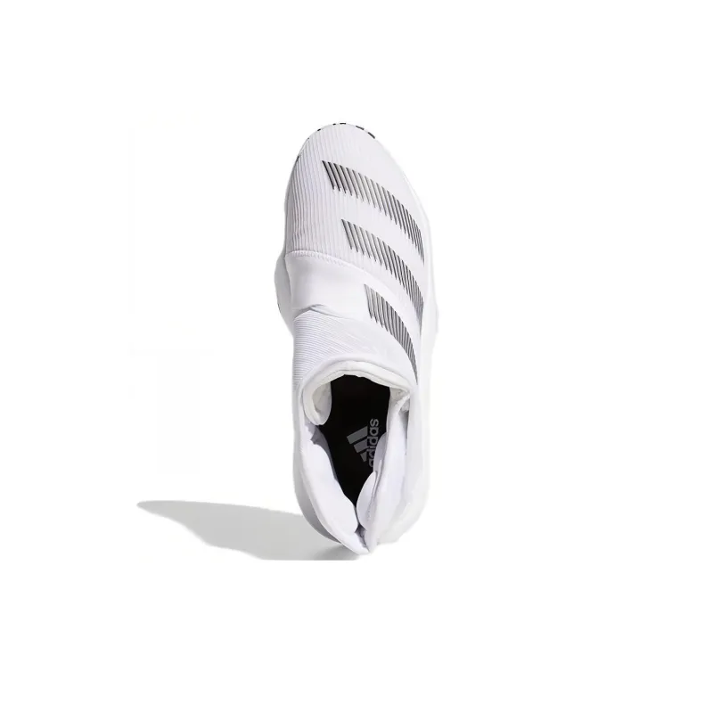 Adidas Harden B/E 3 Wear-Resistant Low-Top Vintage Basketball Shoes Men's White-4