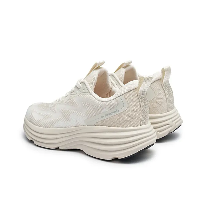 RED DRAGONFLY Low Top Running Shoes Women's Bean Gray-4