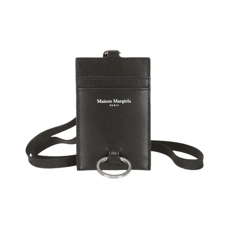 Maison Margiela Logo Printed Neck Strap Cardholder-3