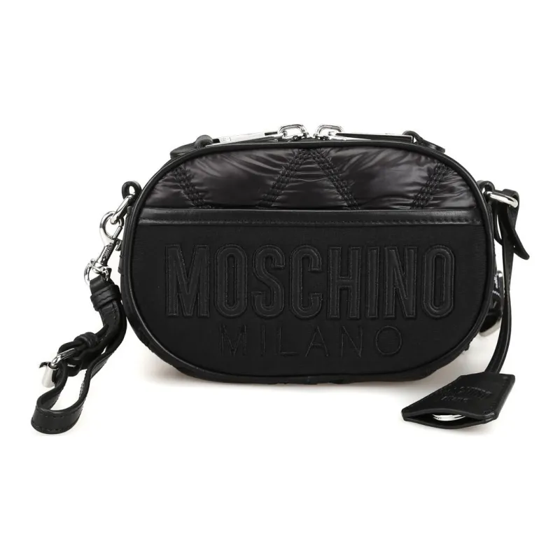 MOSCHINO Polyamide Crossbody Bag, Shoulder Bag Women's Black-0