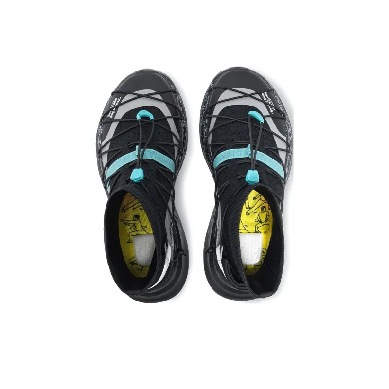 CARBONSTAR BLITE Gongfu Series Cushioned Wear Resistant Support Mid Top Casual Running Shoes Unisex Black Gray-2
