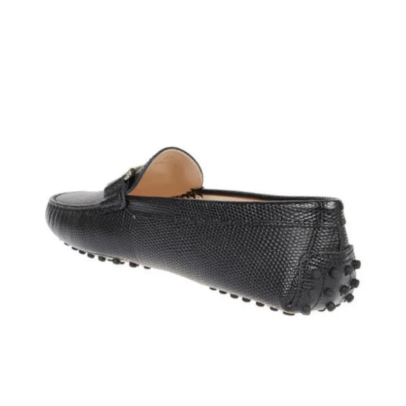 TOD'S Gommino Beanie Shoes Women's Black-3