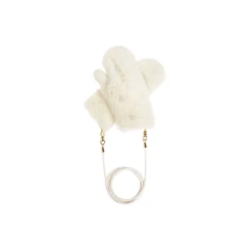 MaxMara Ombrato Teddy Mittens
