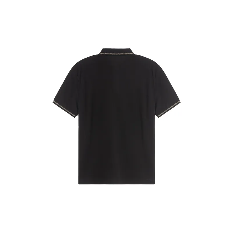 ANDREW MACKENZIE Polo Shirt Men's Black-1