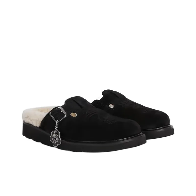 KENZO Closed Toe Slippers 3.5cm Women's Black-2
