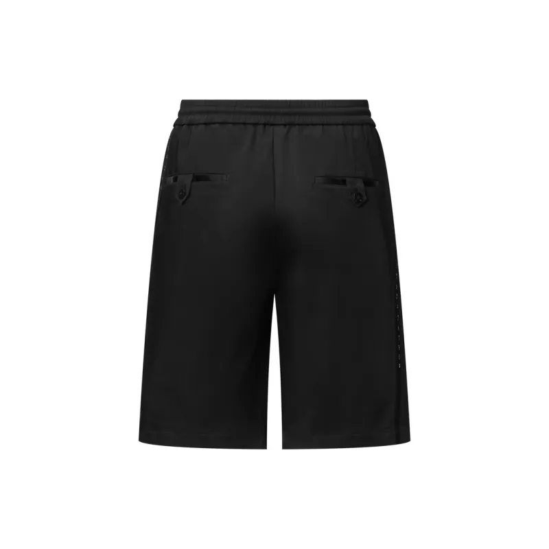 ANDREW MACKENZIE Casual Shorts Men's Black-1