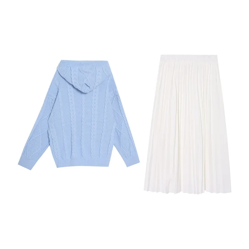 PZHK Two Piece Skirt Sets Women's-1