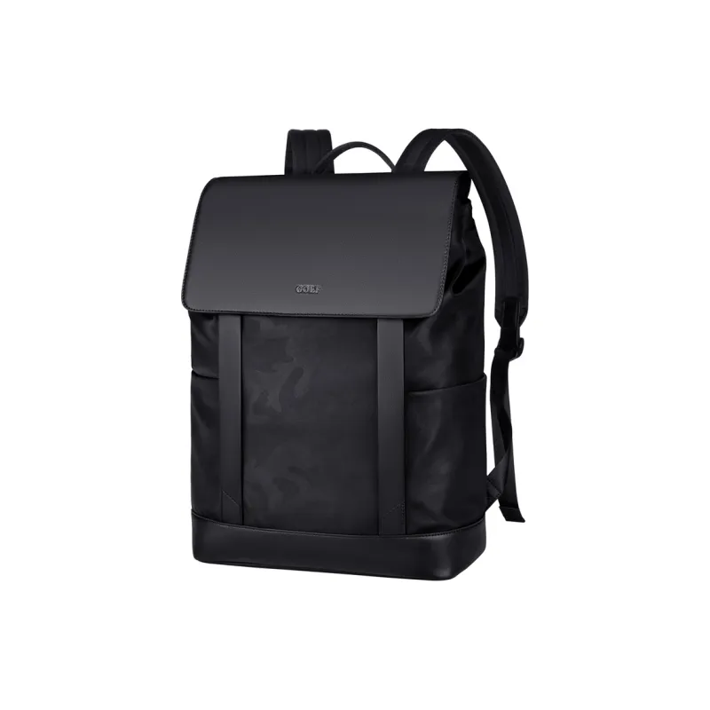 GOLF Fabric, Synthetic Leather Backpack Men's Black-0