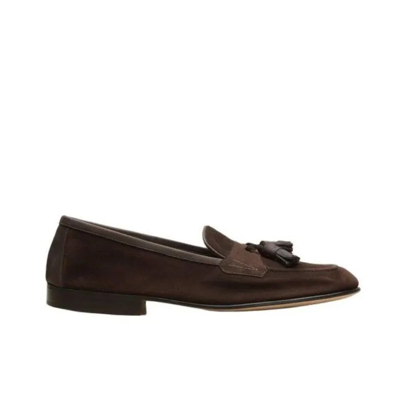 Edward Green Portland Loafers Men's Coffee Brown-1
