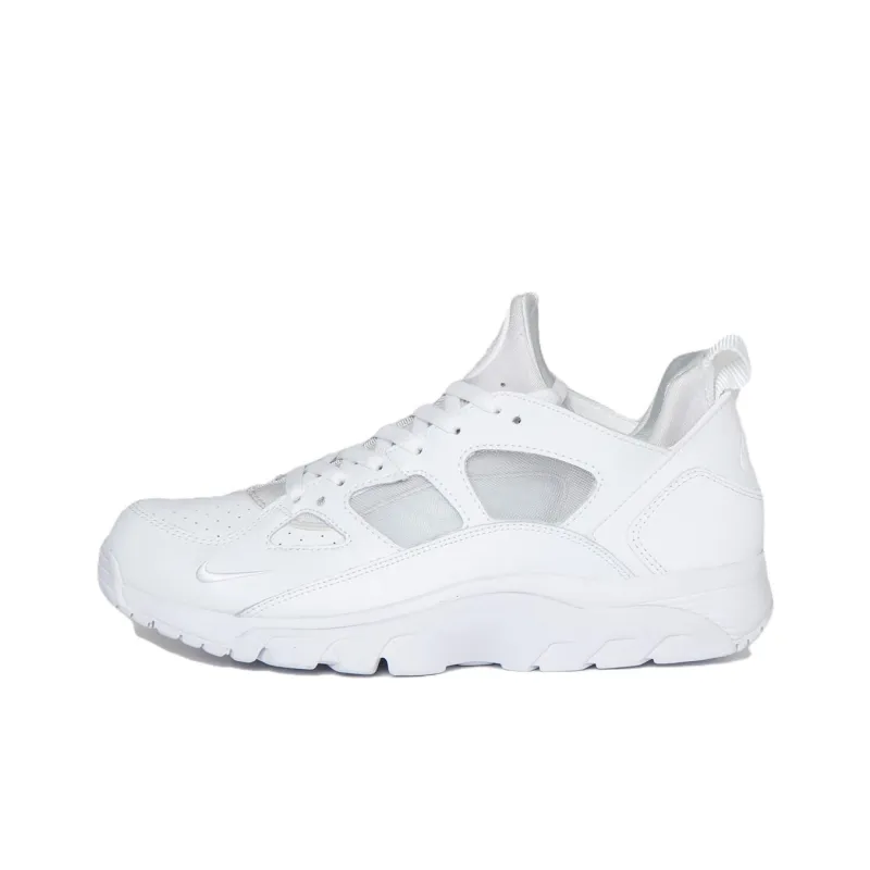Nike Air Trainer Huarache Anti-Slip Wear-Resistant Low-Top Casual Running Shoes Unisex White-0