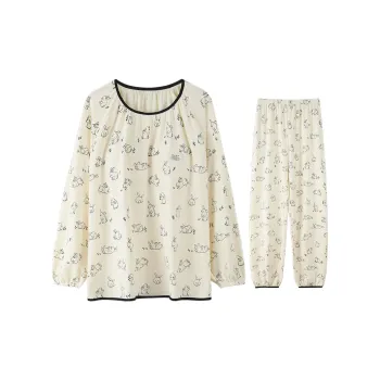 Lan Miao Pajama Set Women's Apricot