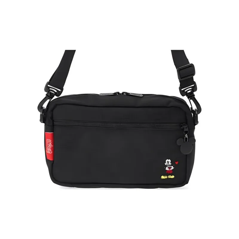 Manhattan Portage Nylon Crossbody Bag Shoulder Bag Mini Unisex Black-1