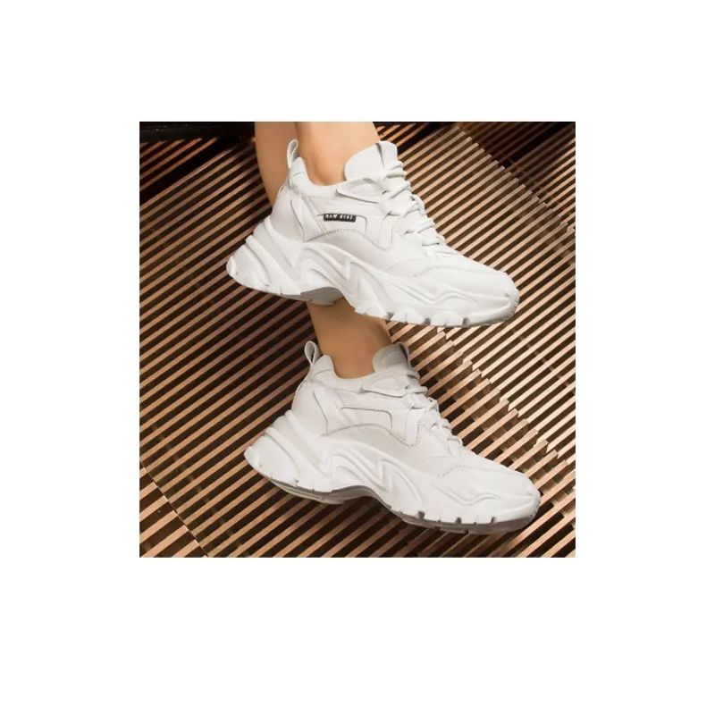 Coup De Foudre Wear-Resistant Moisture-Wicking Height Increasing Low-Top Chunky Sneakers Women's-11
