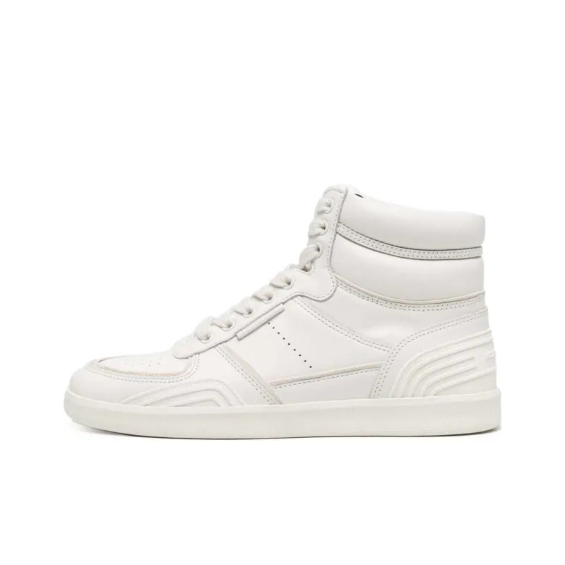 TORY BURCH Clover Court High Top Skateboard Shoes Women's White-0