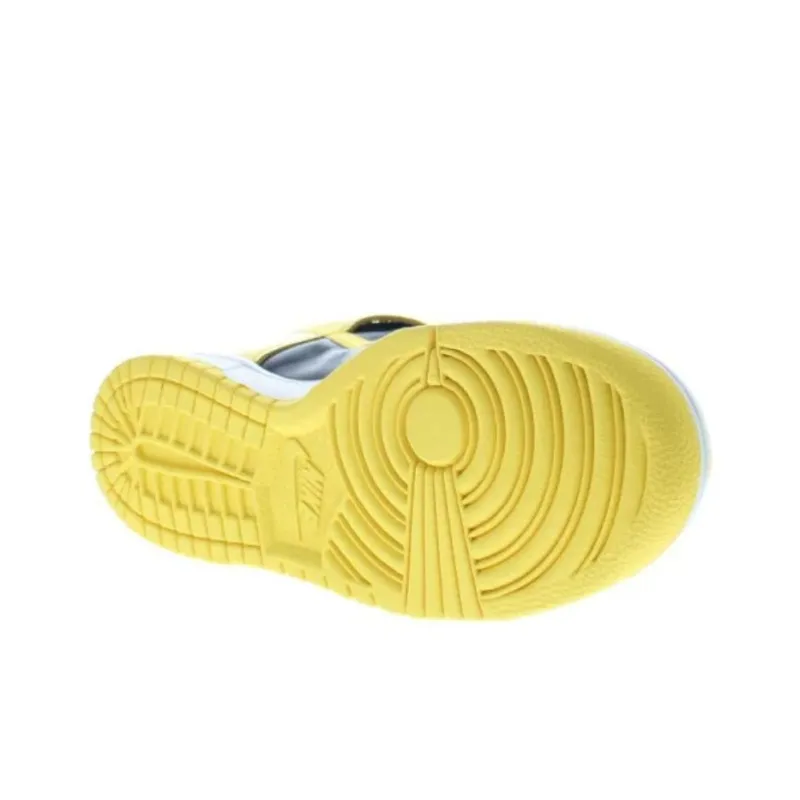 Nike Dunk High Anti Slip Wear Resistant High Top Skateboard Shoes Unisex Yellow-3