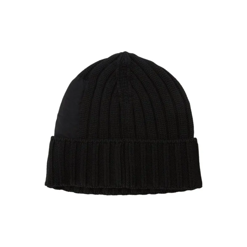 C.P.Company Merino Wool Beanies Unisex Black-1