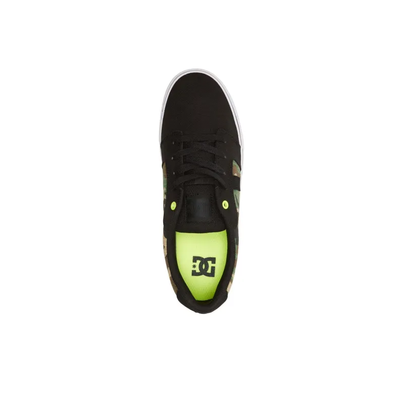 DC Shoes Low-Top Canvas Shoes Men's Black-3