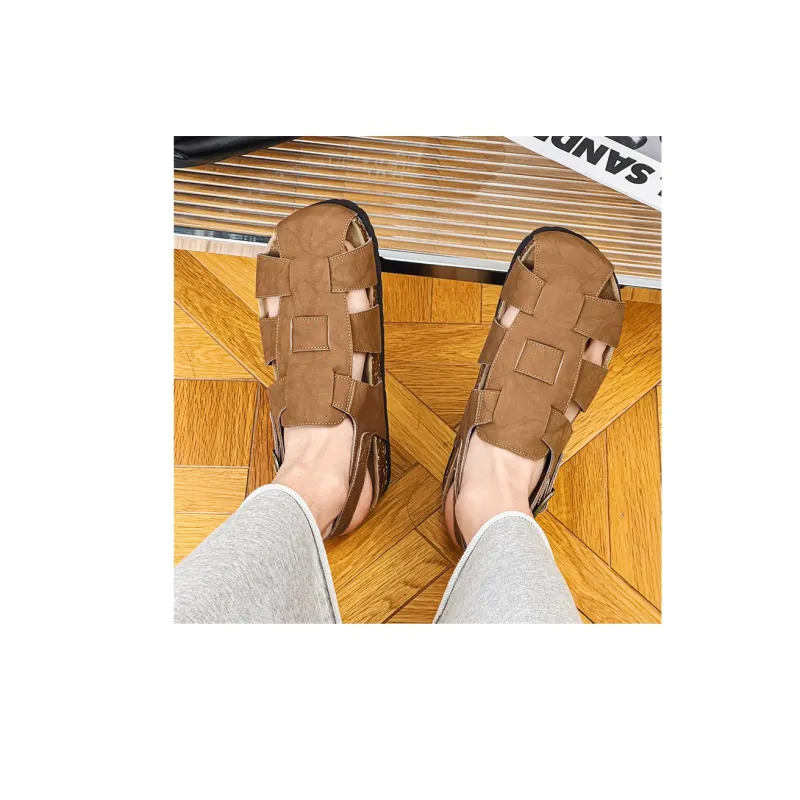 Romon Roman Sandals Unisex-3