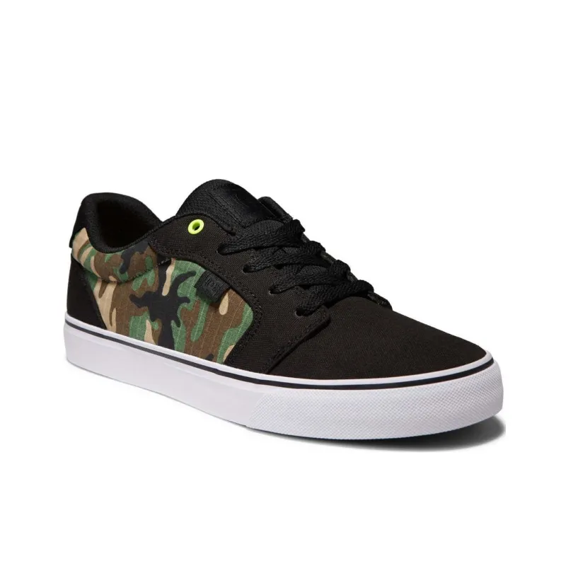 DC Shoes Low-Top Canvas Shoes Men's Black-2