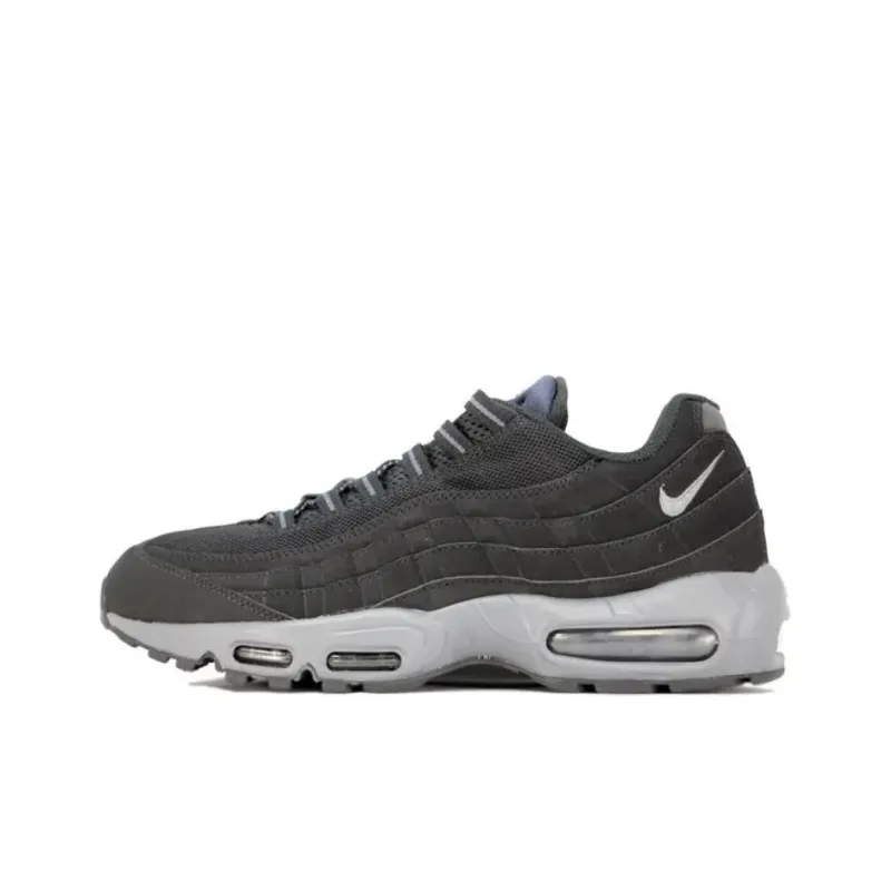 Nike Air Max 95 Anti-Slip Wear-Resistant Low-Top Casual Shoes Unisex Black-0
