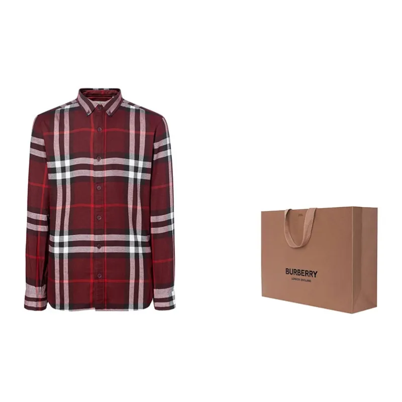 Burberry Shirt Men's Multicolor-2