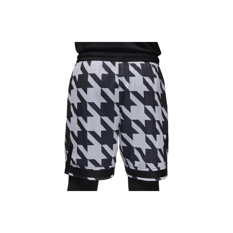 Jordan SportDri FIT Diamond Printed Shorts Casual Shorts Unisex White/Black-1