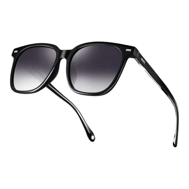 MARVEL Plate Frame Square Sunglasses Unisex-2